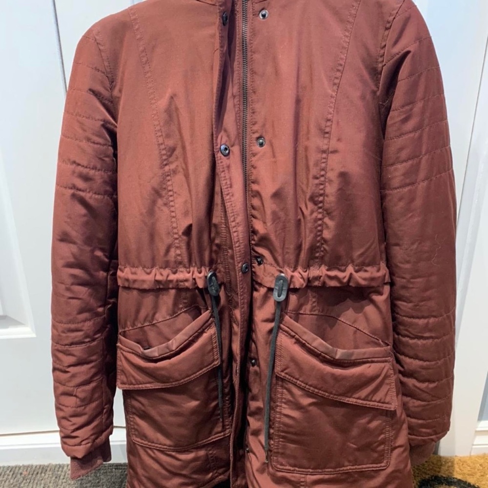 Burgundy Garage Parka❤️